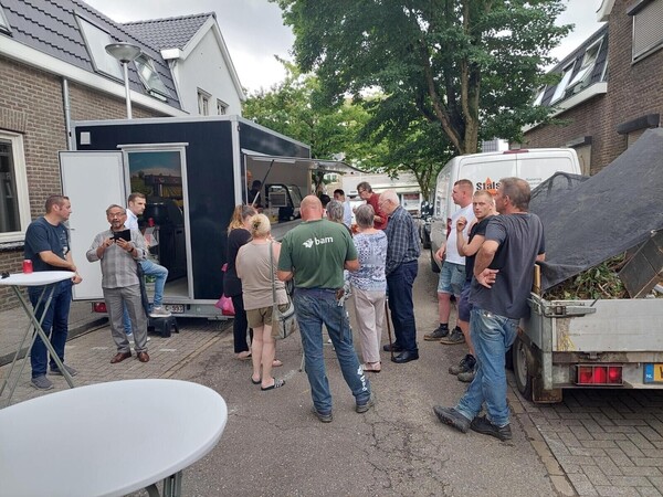 24 juni Servicedag, samen afsluiten met een hapje en een drankje.